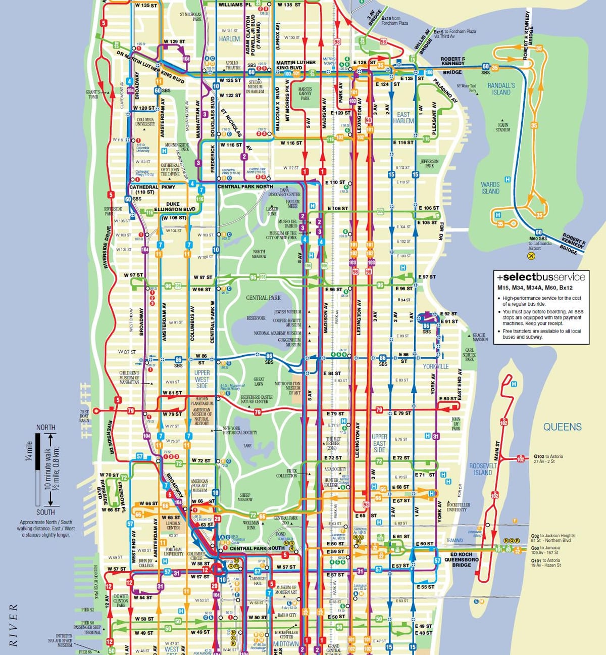 mapa do m15 ônibus