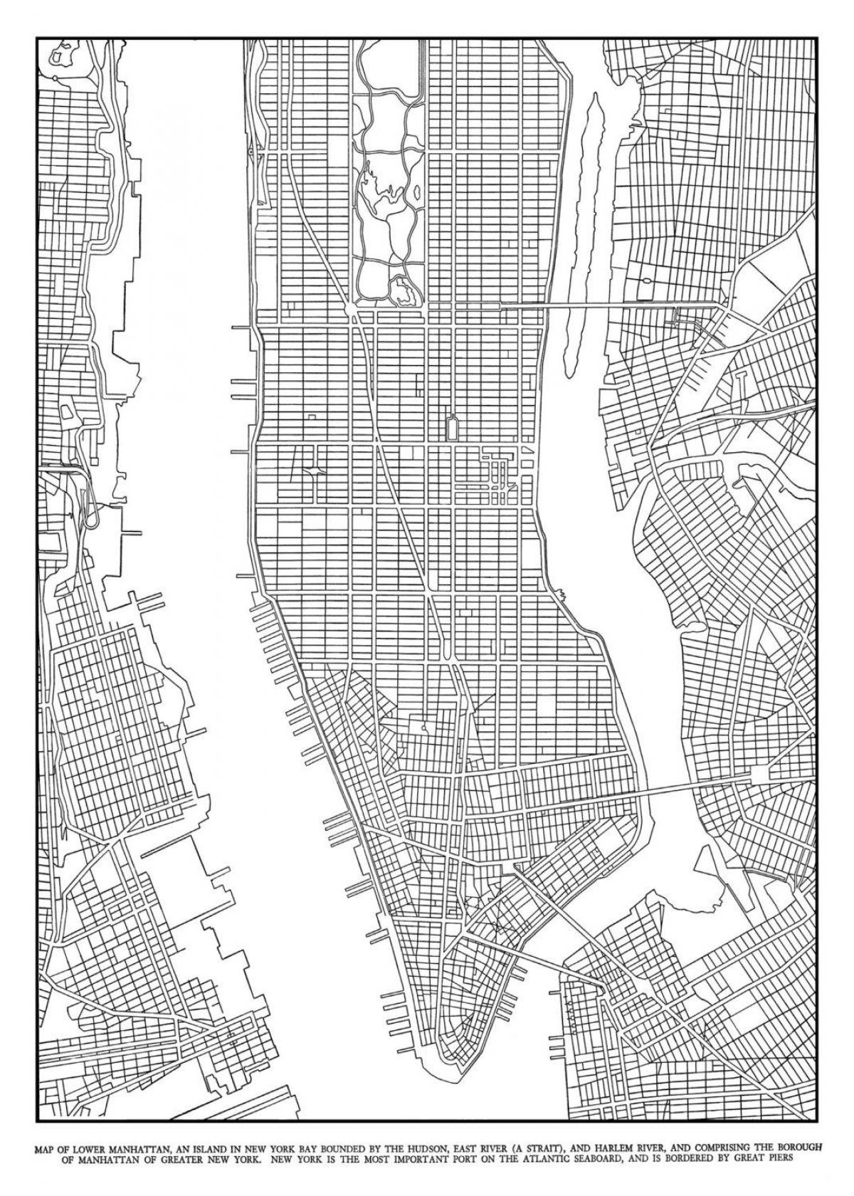 mapa de Manhattan grade