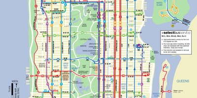Mapa do m15 ônibus