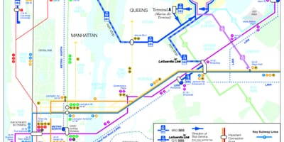 Mapa de ônibus m60