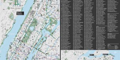 Manhattan ciclovia mapa