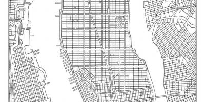 Mapa de Manhattan grade